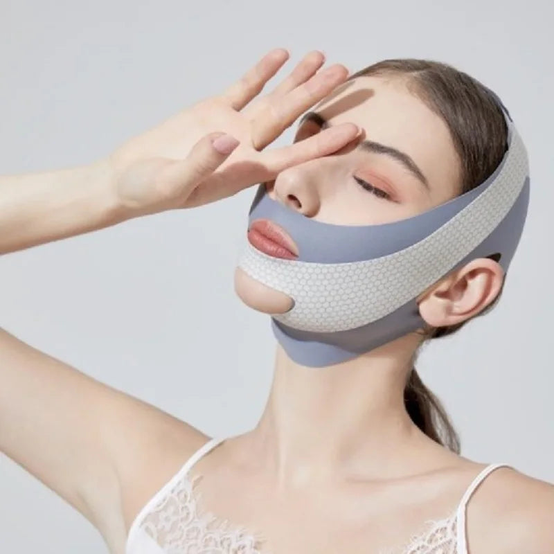 Face-Lift With Sleep Face V Shaper Facial Slimming Bandage Relaxation