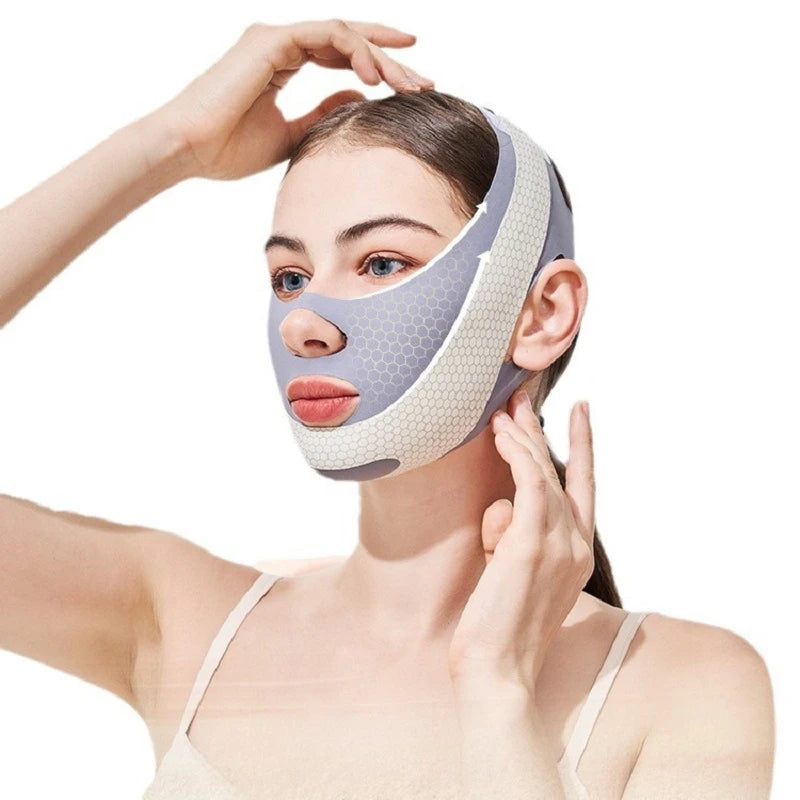 Face-Lift With Sleep Face V Shaper Facial Slimming Bandage Relaxation