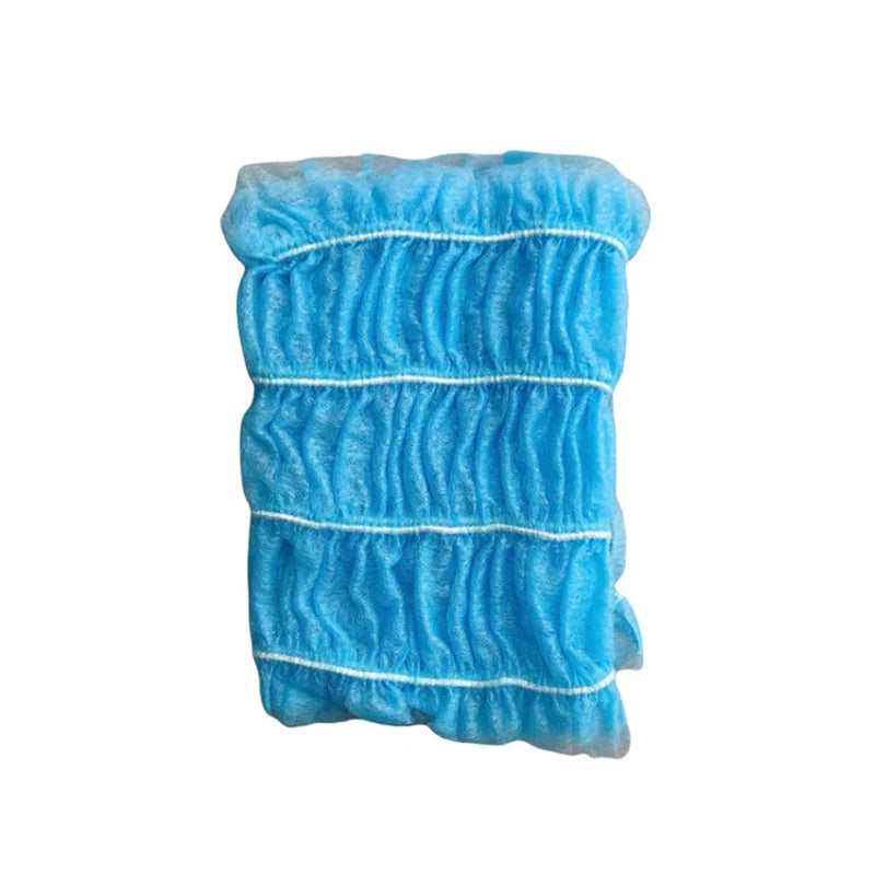 100PCS Disposable Soft Non-Woven Facial Hair Band