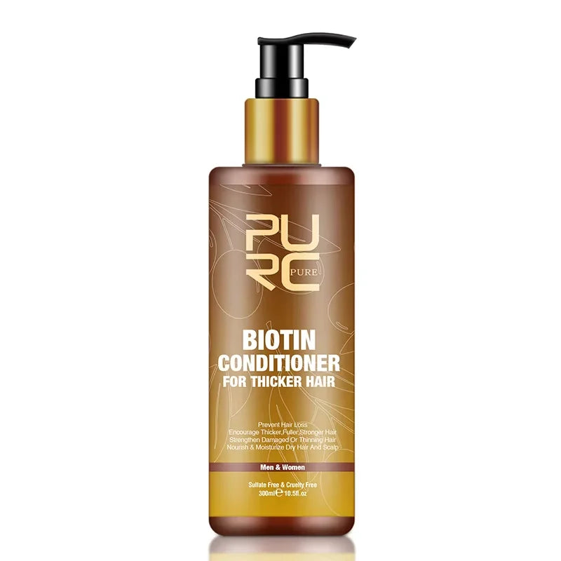 PURC Biotin Hair Growth Oil Shampoo Conditioner Sets