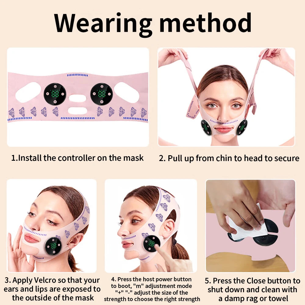 Massage Charging Facial Slimming Strap Face Lifting