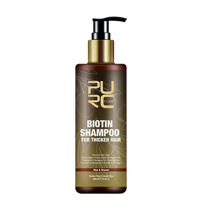 PURC Biotin Hair Growth Oil Shampoo Conditioner Sets